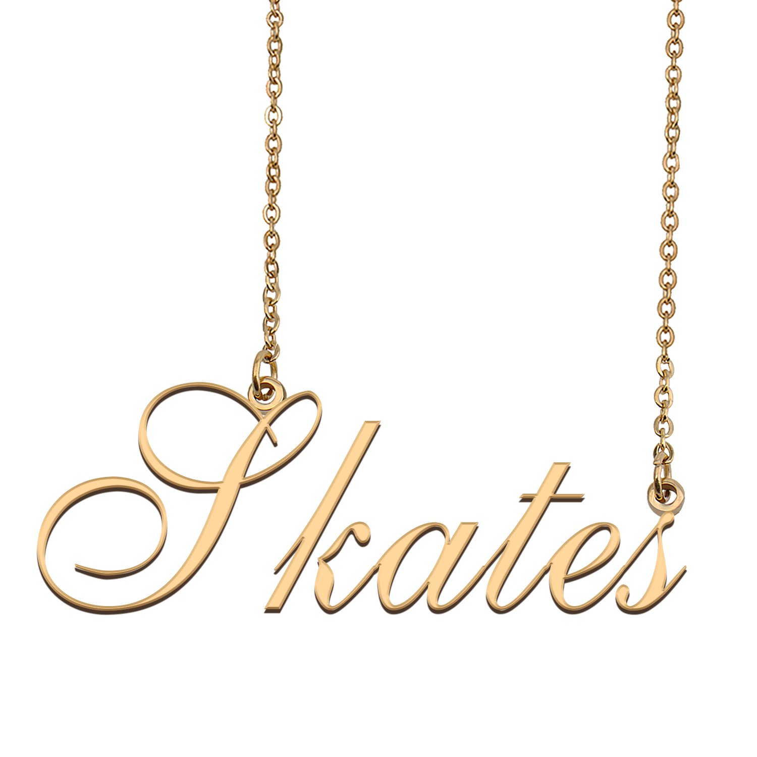 Custom Made Delicate Any Name Necklace for Mother Girlfriend Skates