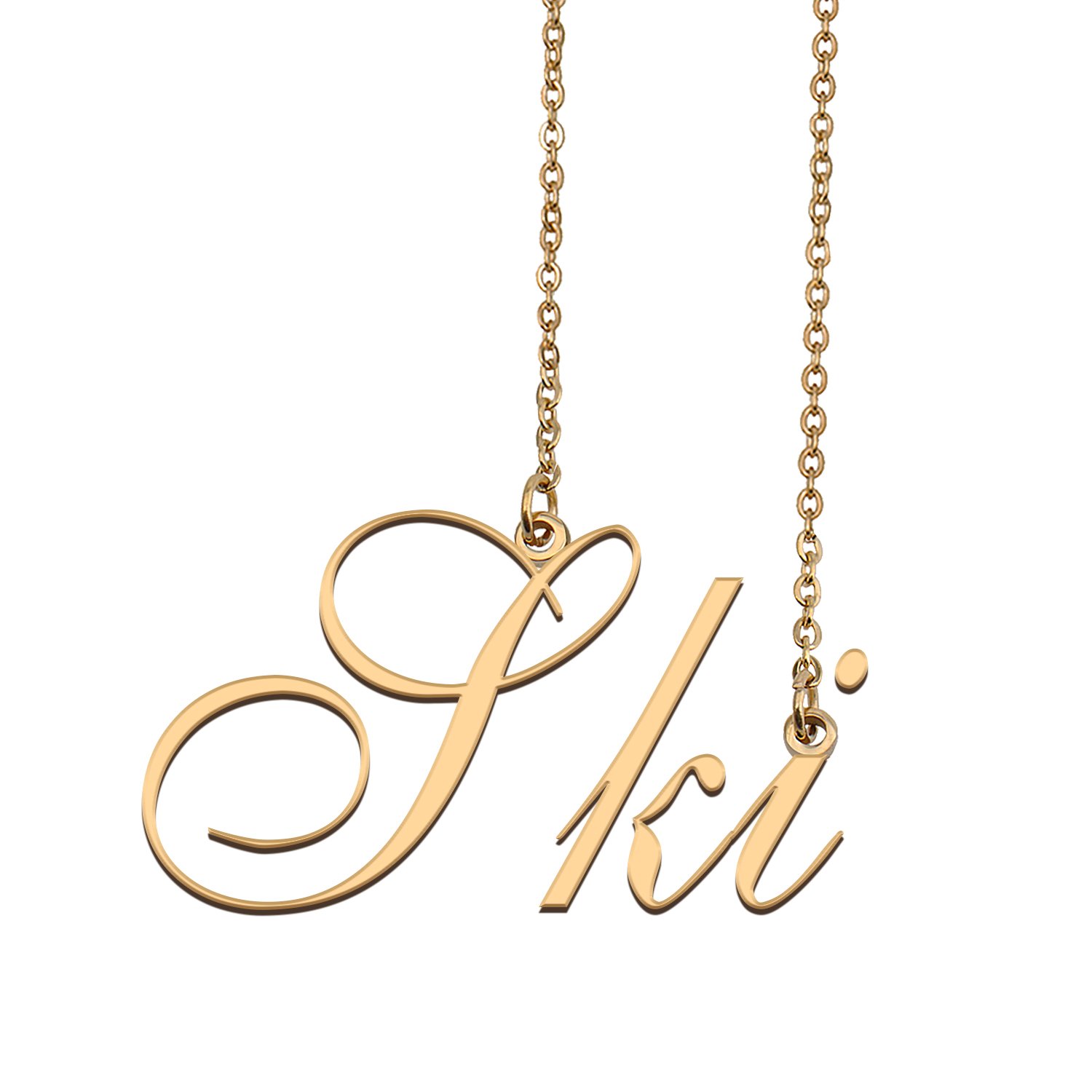 Custom Made Delicate Any Name Necklace for Mother Girlfriend Ski
