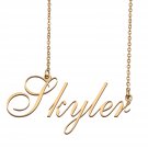 Custom Made Delicate Any Name Necklace for Mother Girlfriend Skyler