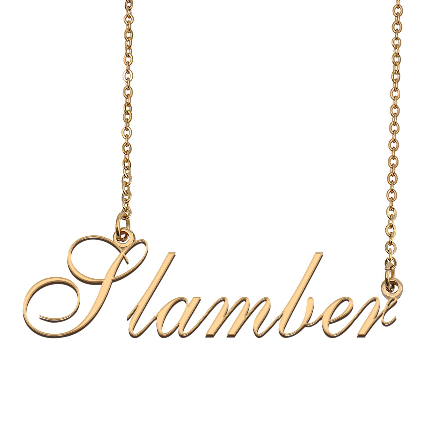 Custom Made Delicate Any Name Necklace for Mother Girlfriend Slamber