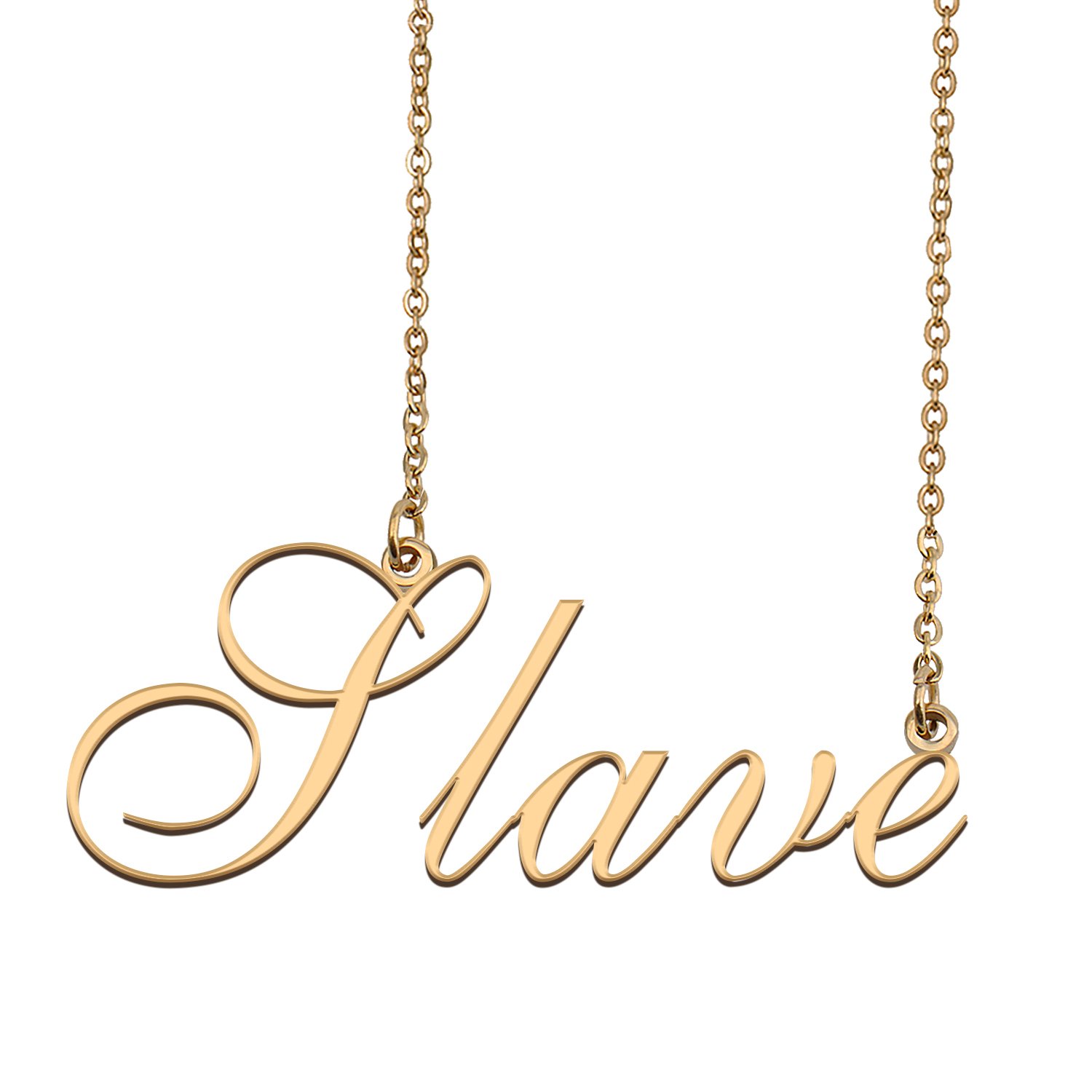Custom Made Delicate Any Name Necklace for Mother Girlfriend Slave