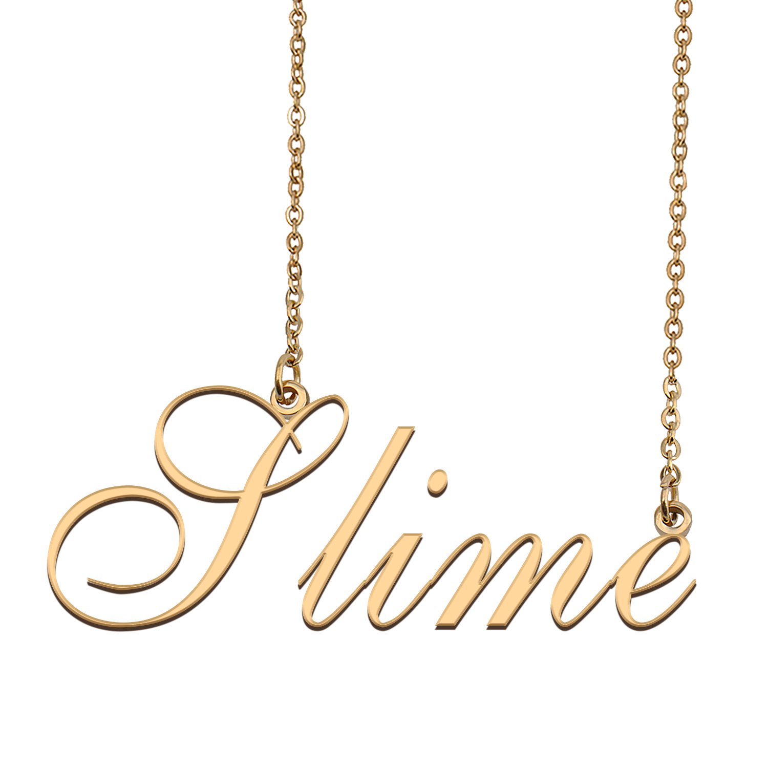 Custom Made Delicate Any Name Necklace for Mother Girlfriend Slime