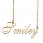 Custom Made Delicate Any Name Necklace for Mother Girlfriend Smiley