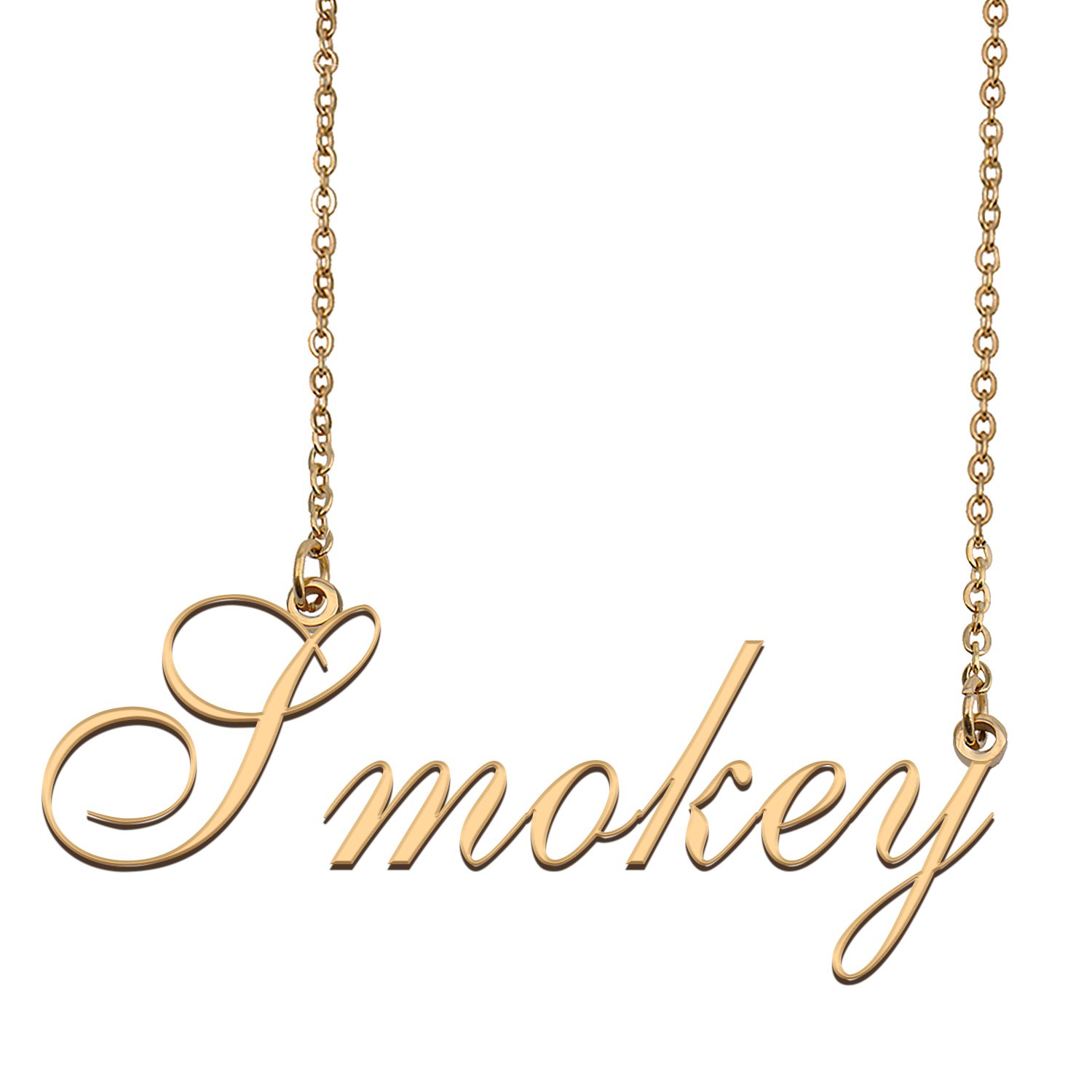 Custom Made Delicate Any Name Necklace for Mother Girlfriend Smokey