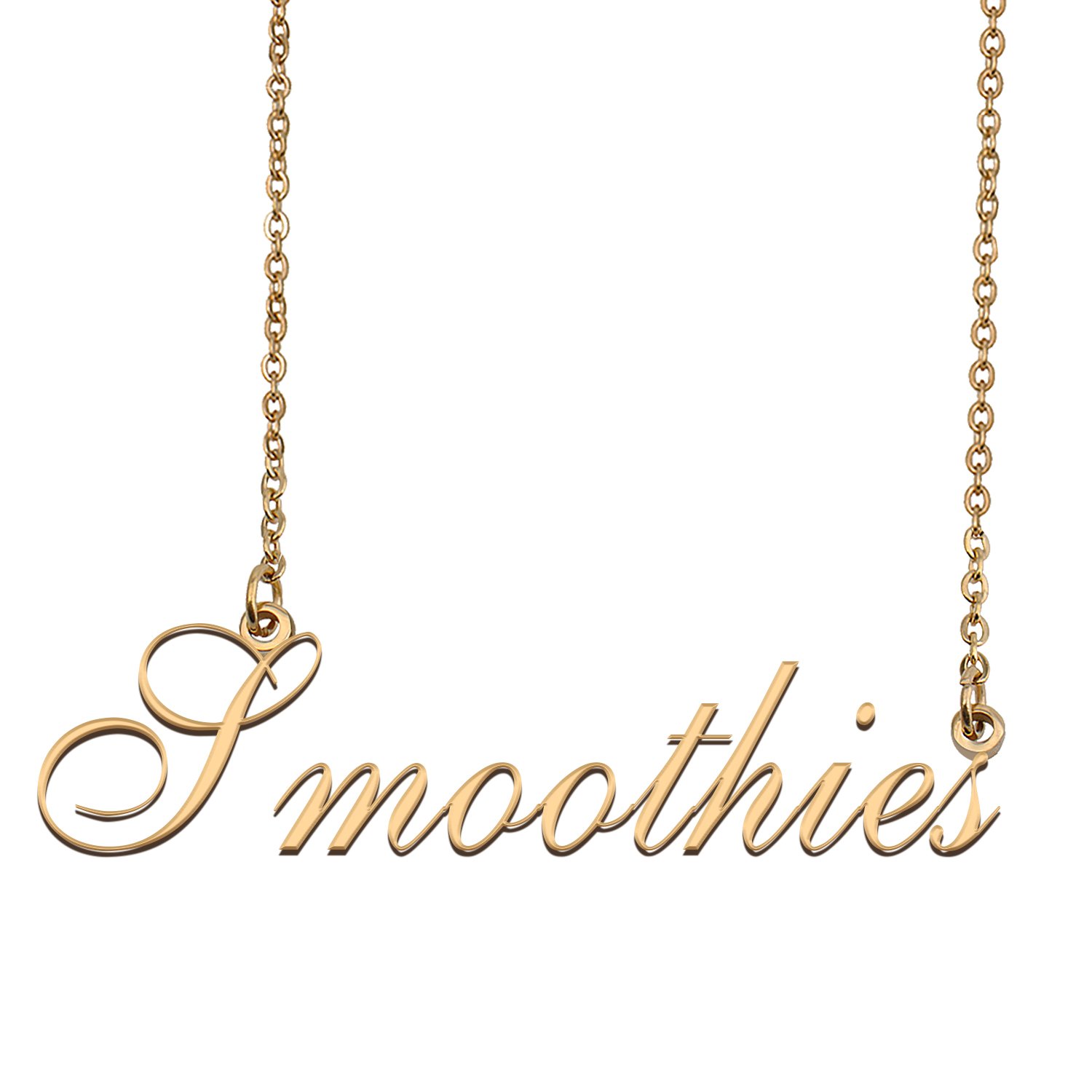 Custom Made Delicate Any Name Necklace for Mother Girlfriend Smoothies