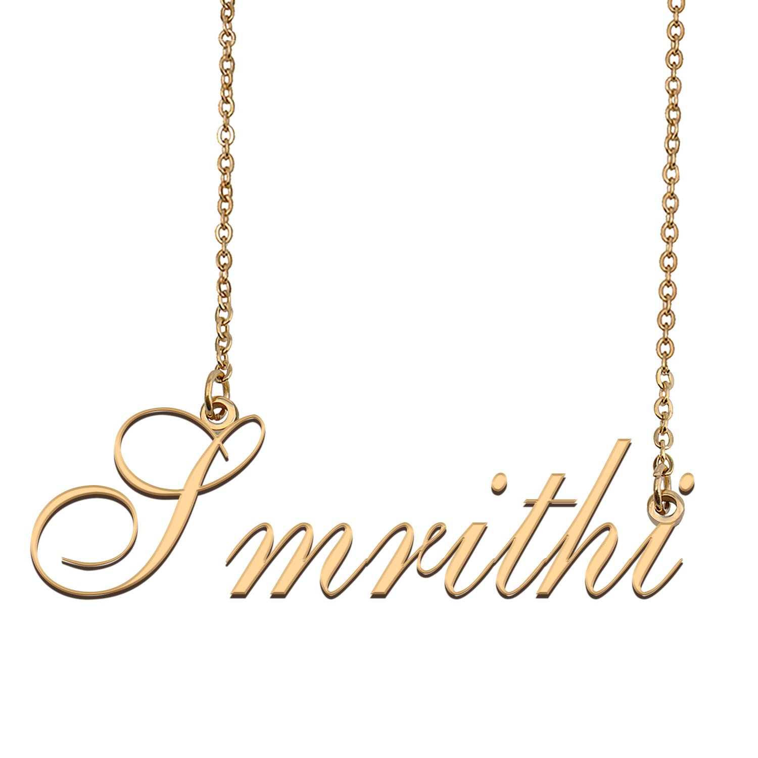 Custom Made Delicate Any Name Necklace for Mother Girlfriend Smrithi