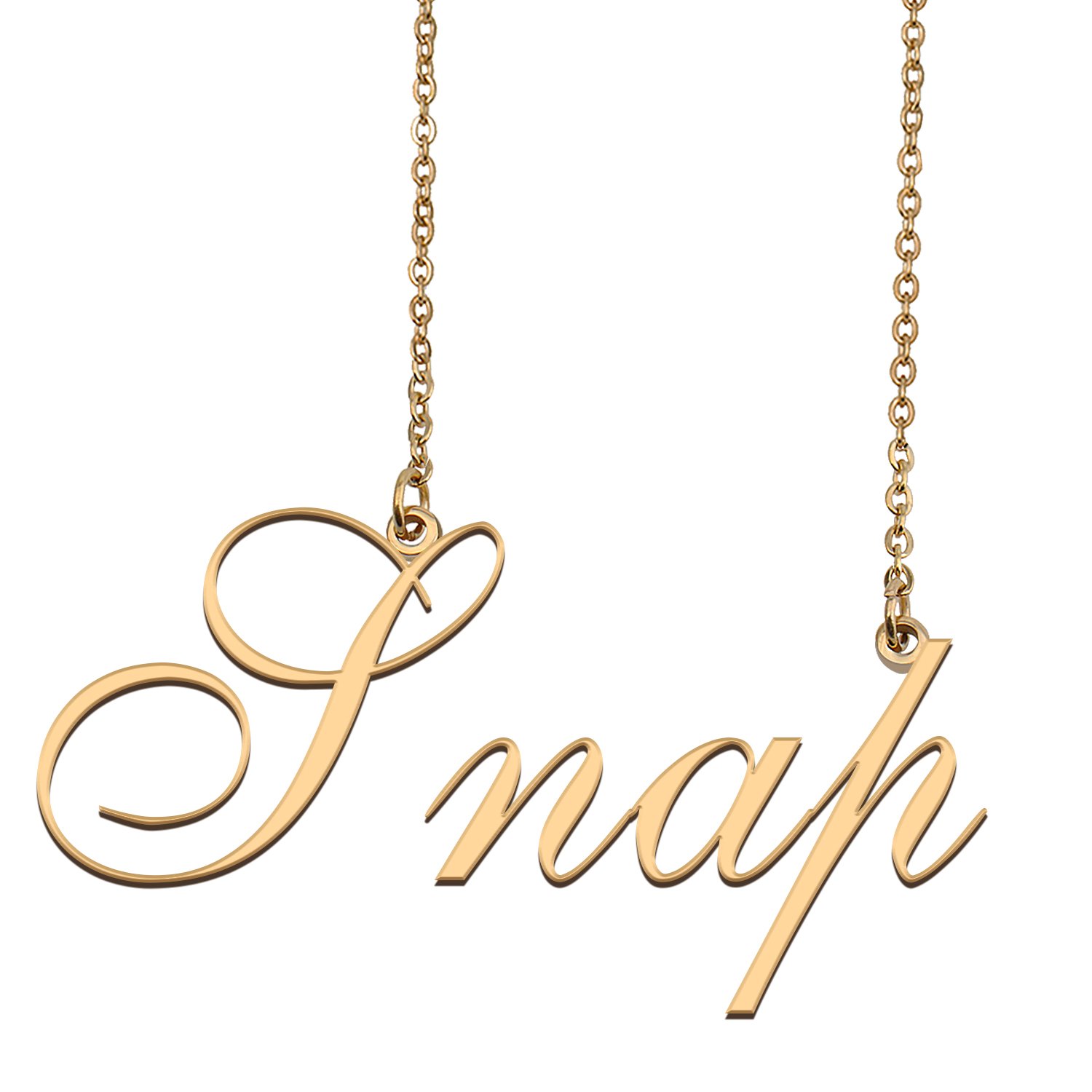 Custom Made Delicate Any Name Necklace for Mother Girlfriend Snap