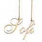 Custom Made Delicate Any Name Necklace for Mother Girlfriend Sofi