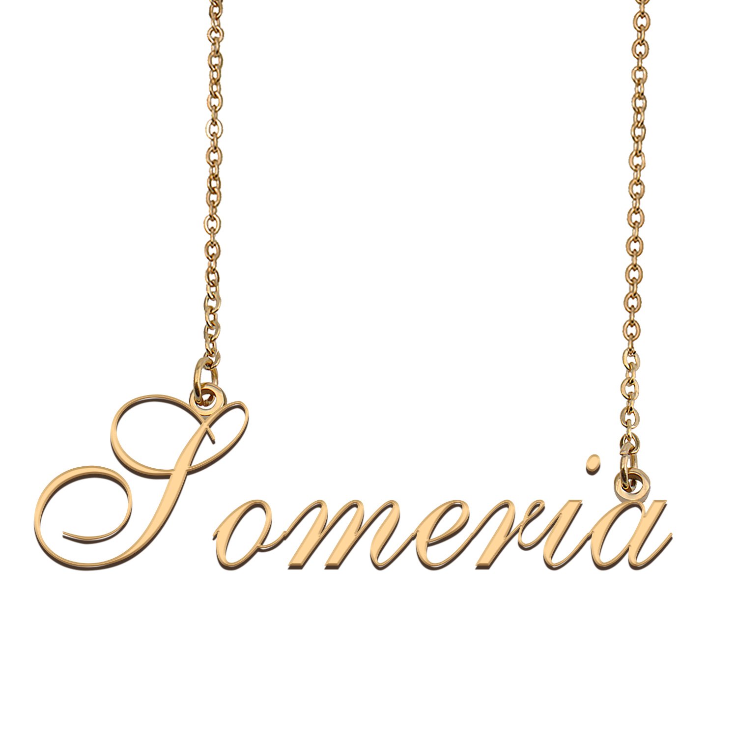 Custom Made Delicate Any Name Necklace for Mother Girlfriend Someria