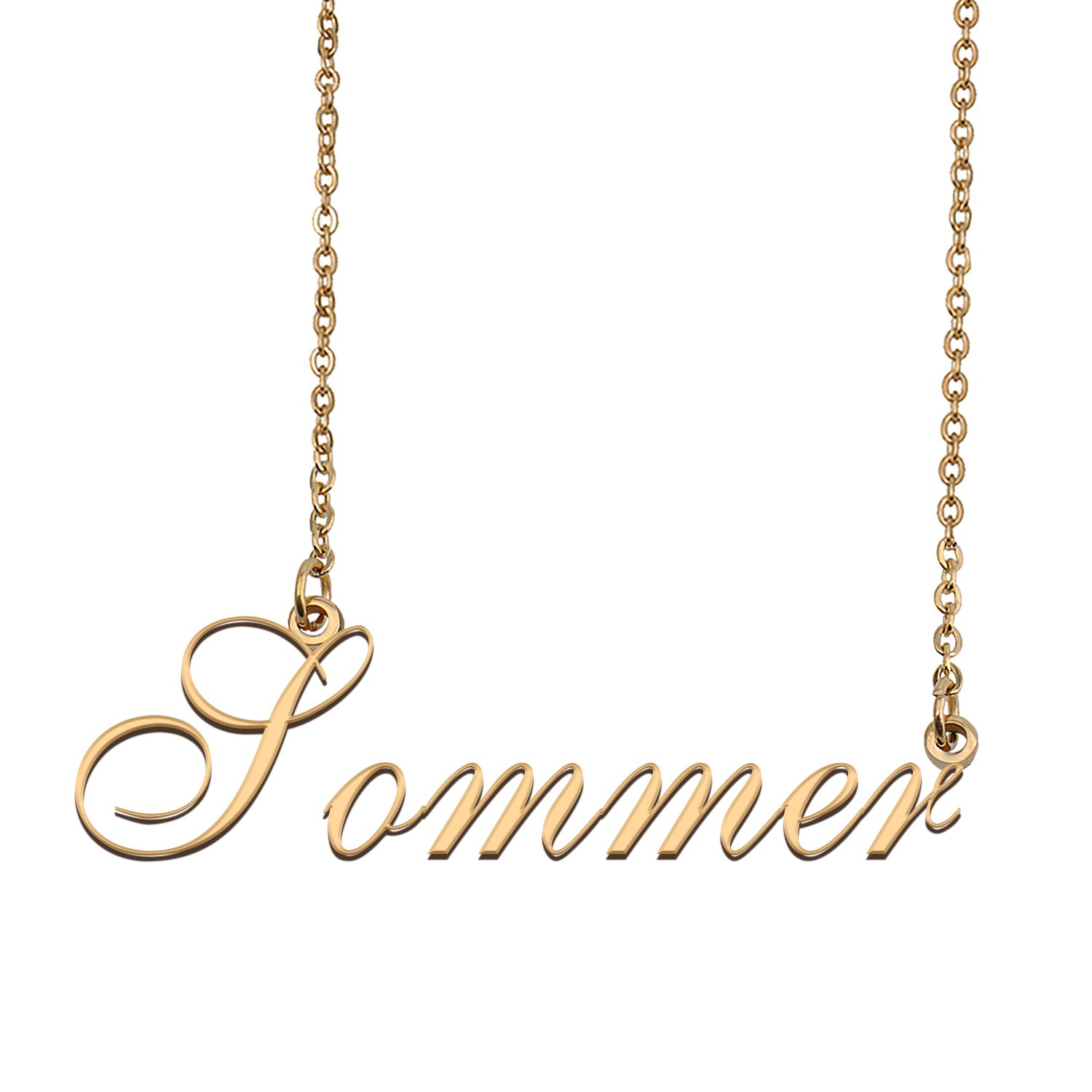 Custom Made Delicate Any Name Necklace for Mother Girlfriend Sommer