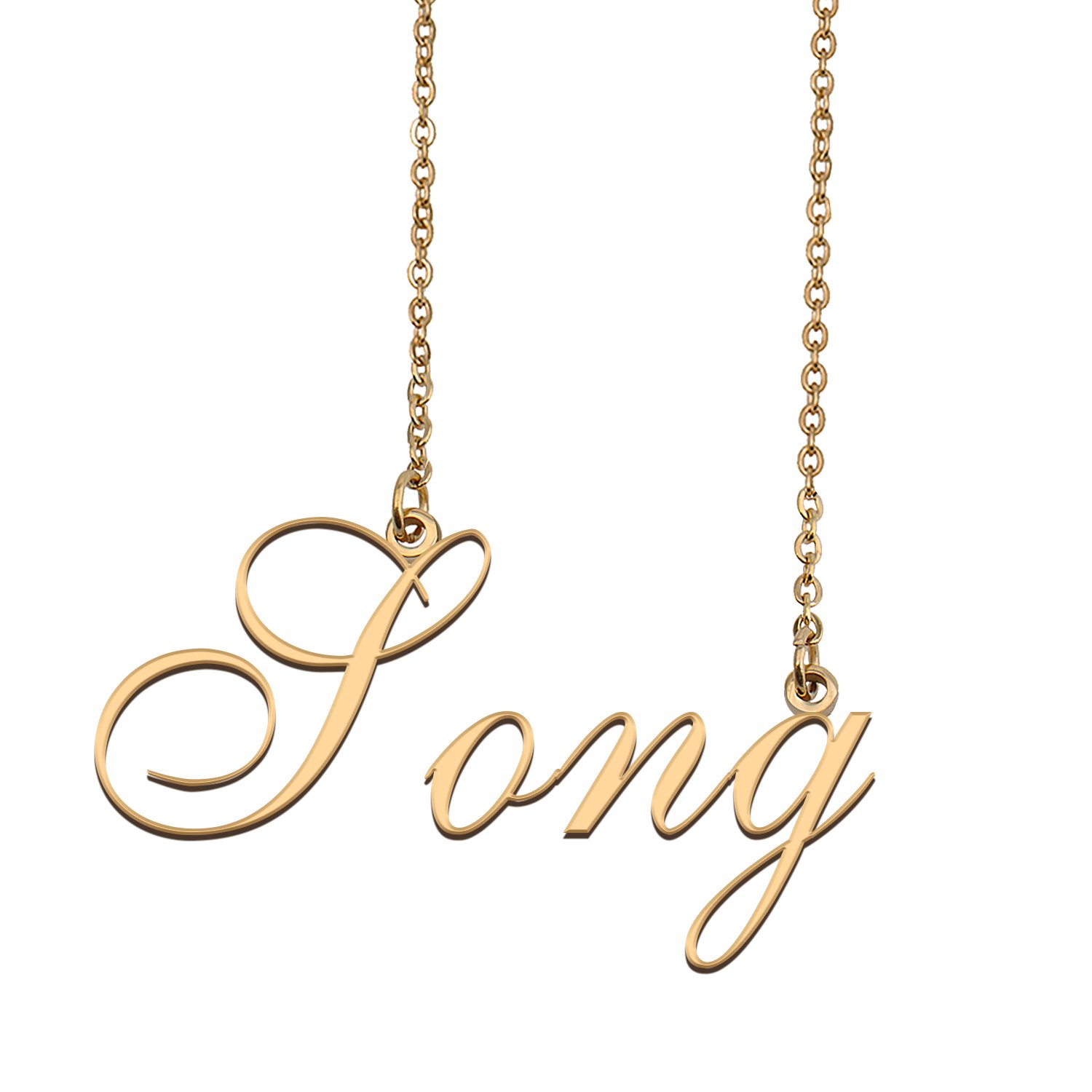 Custom Made Delicate Any Name Necklace for Mother Girlfriend Song