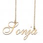 Custom Made Delicate Any Name Necklace for Mother Girlfriend Sonja