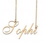 Custom Made Delicate Any Name Necklace for Mother Girlfriend Sophi