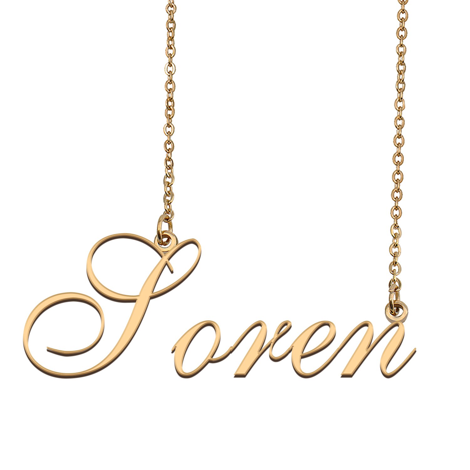 Custom Made Delicate Any Name Necklace for Mother Girlfriend Soren
