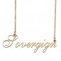 Custom Made Delicate Any Name Necklace for Mother Girlfriend Sovergign