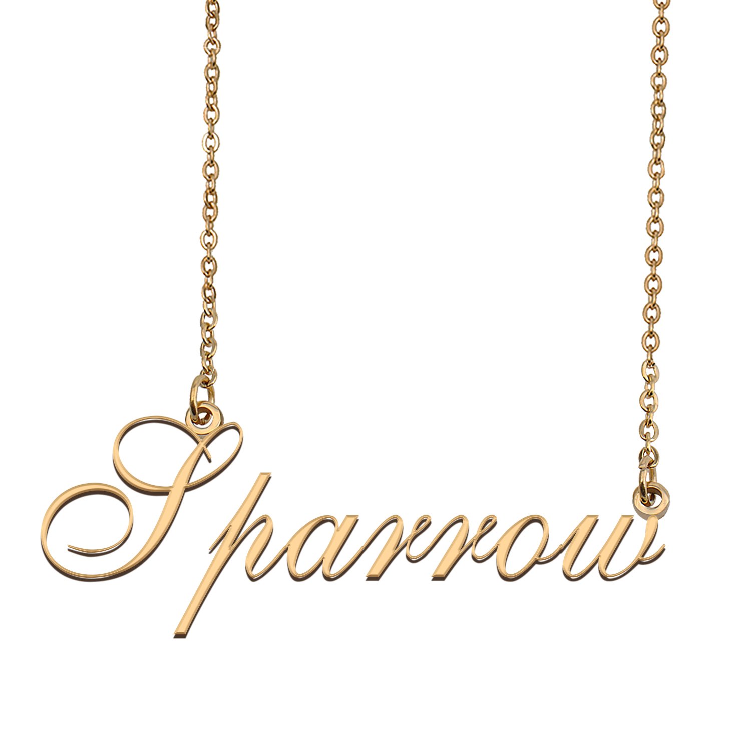 Custom Made Delicate Any Name Necklace for Mother Girlfriend Sparrow