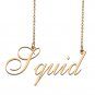 Custom Made Delicate Any Name Necklace for Mother Girlfriend Squid