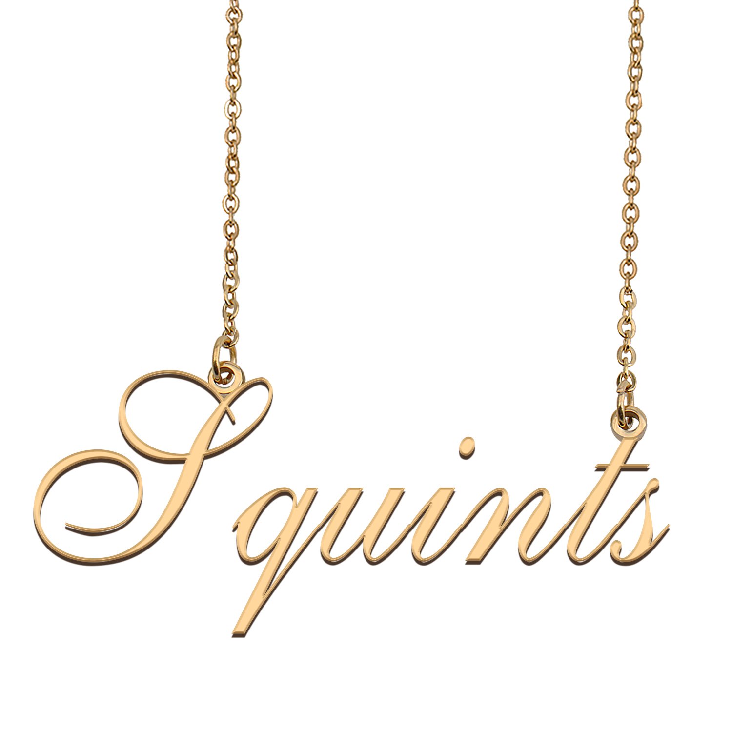 Custom Made Delicate Any Name Necklace for Mother Girlfriend Squints