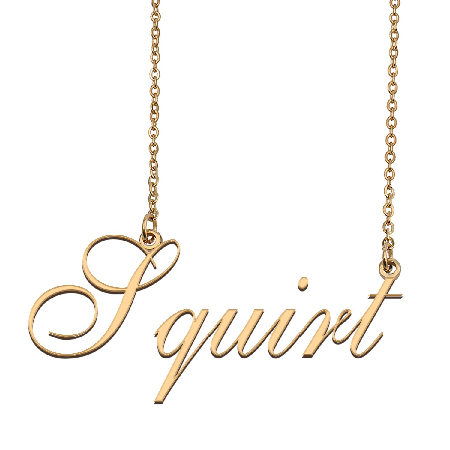 Custom Made Delicate Any Name Necklace for Mother Girlfriend Squirt
