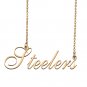 Custom Made Delicate Any Name Necklace for Mother Girlfriend Steelers