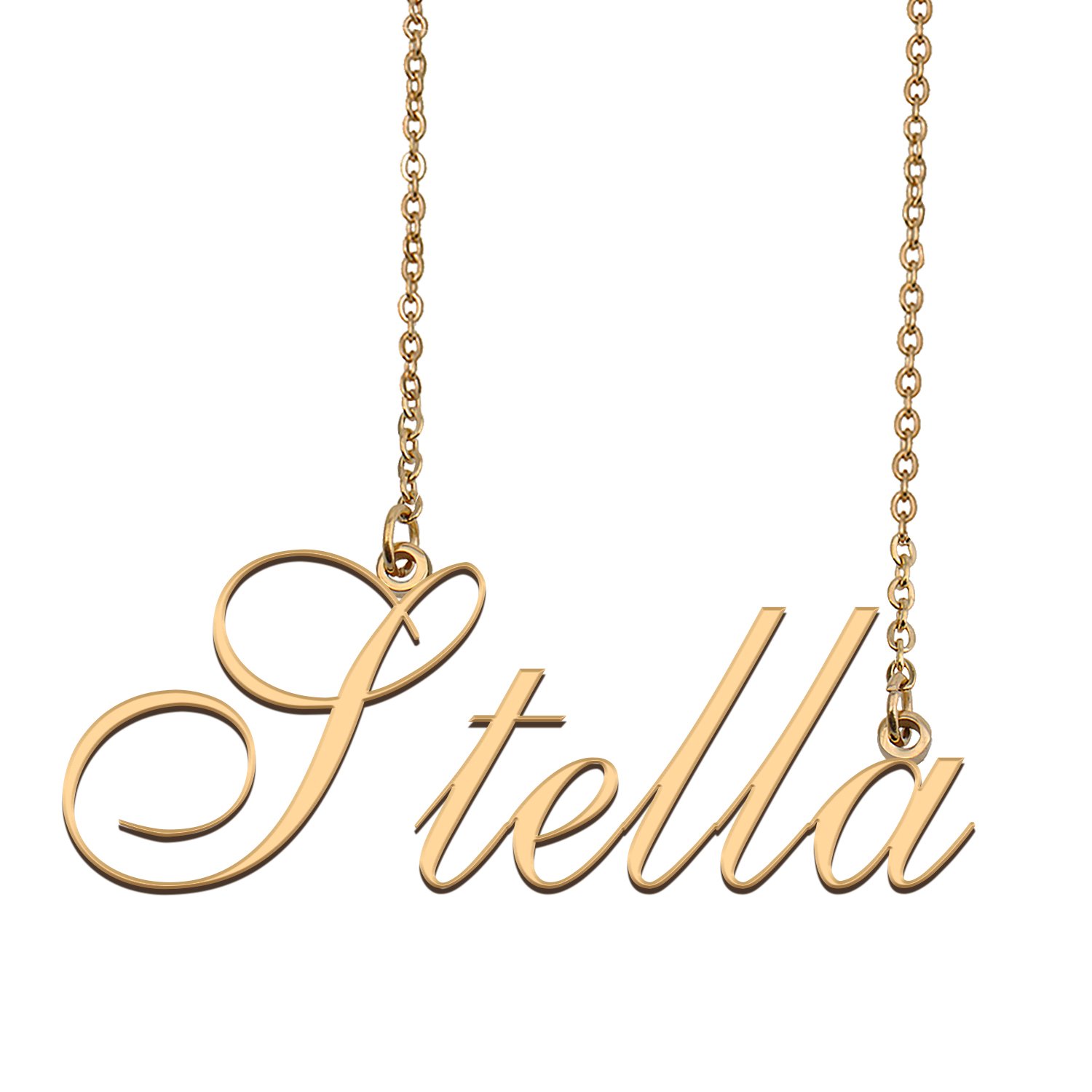 Custom Made Delicate Any Name Necklace for Mother Girlfriend Stella