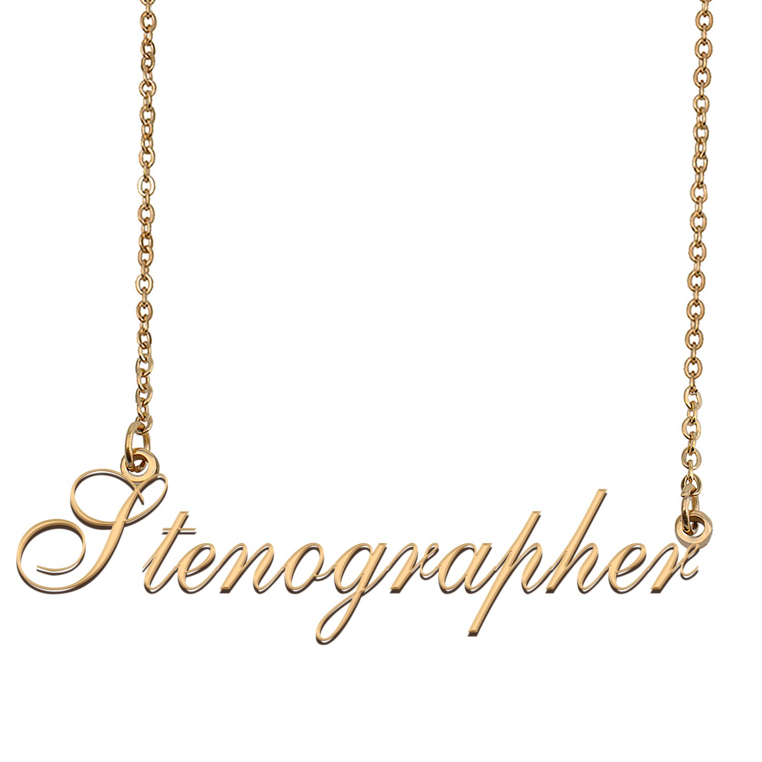 Custom Made Delicate Any Name Necklace for Mother Girlfriend Stenographer