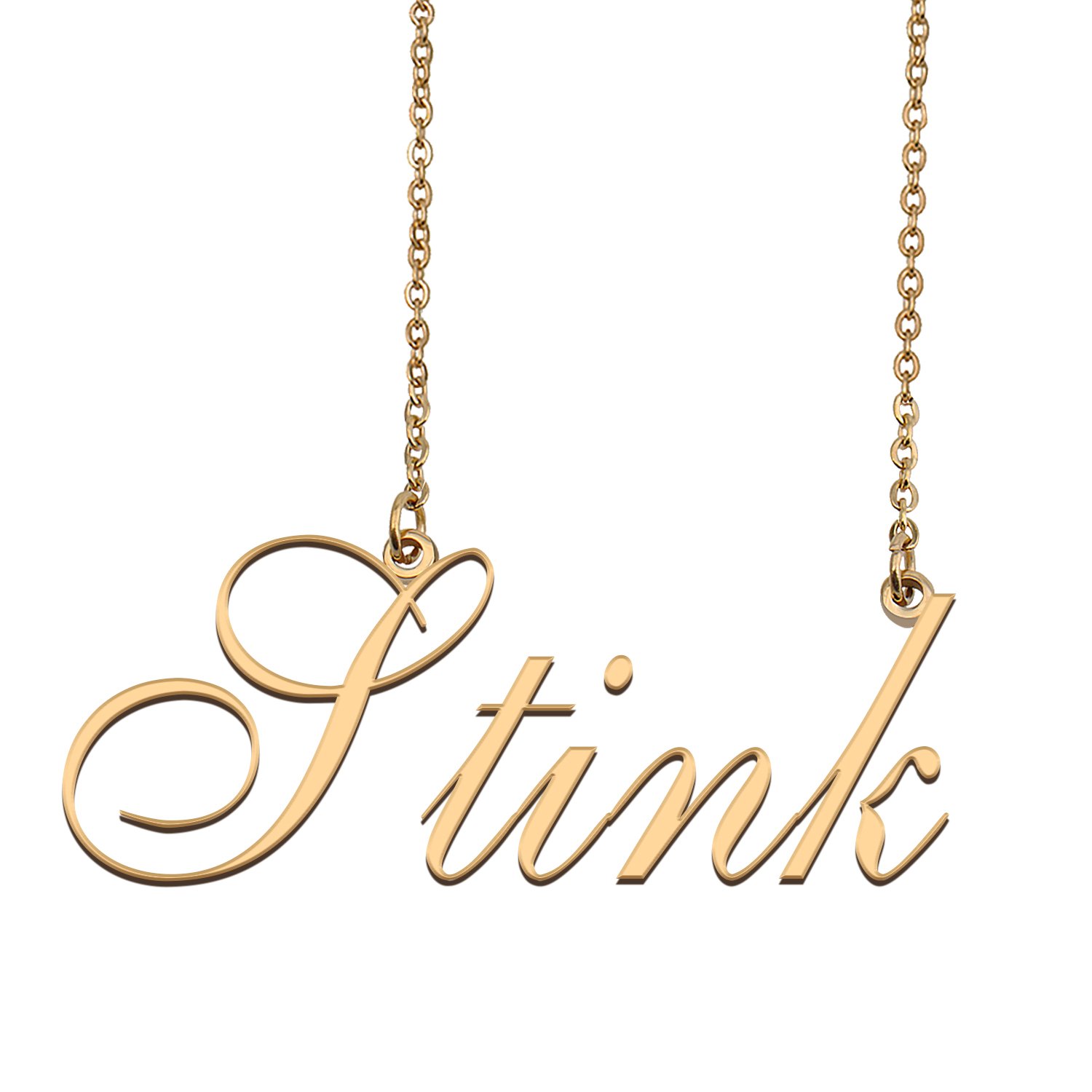 Custom Made Delicate Any Name Necklace for Mother Girlfriend Stink