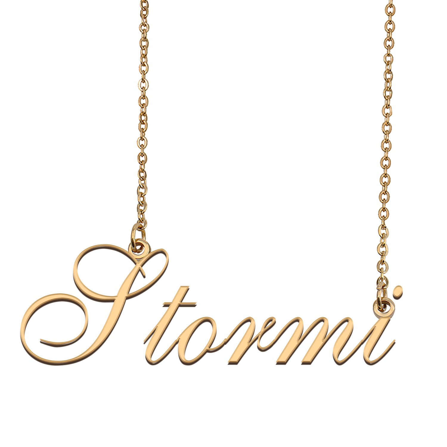 Custom Made Delicate Any Name Necklace for Mother Girlfriend Stormi