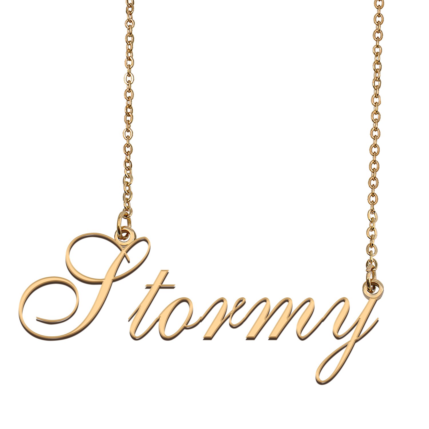 Custom Made Delicate Any Name Necklace for Mother Girlfriend Stormy