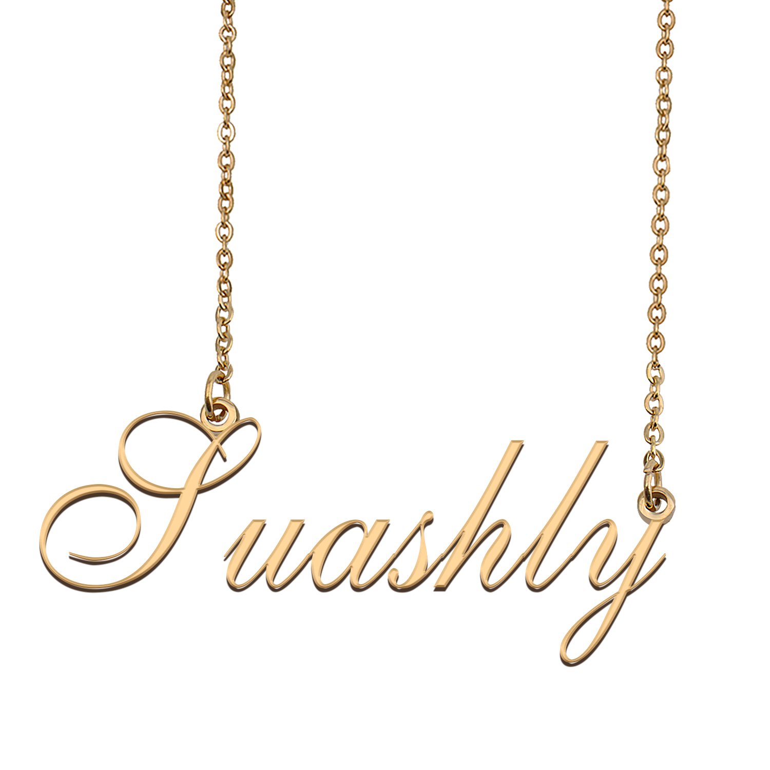 Custom Made Delicate Any Name Necklace for Mother Girlfriend Suashly