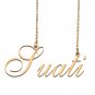 Custom Made Delicate Any Name Necklace for Mother Girlfriend Suati