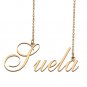 Custom Made Delicate Any Name Necklace for Mother Girlfriend Suela