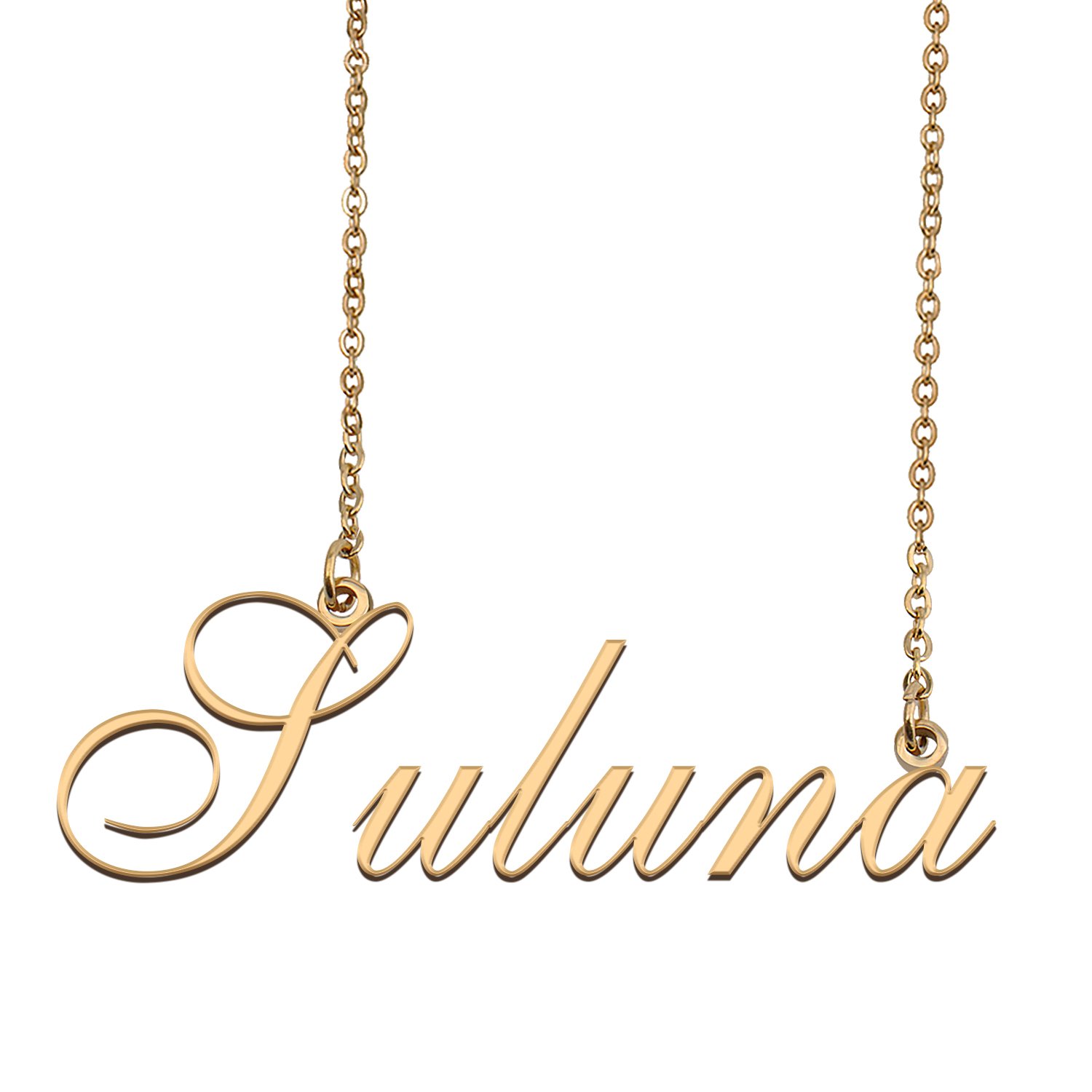 Custom Made Delicate Any Name Necklace for Mother Girlfriend Suluna