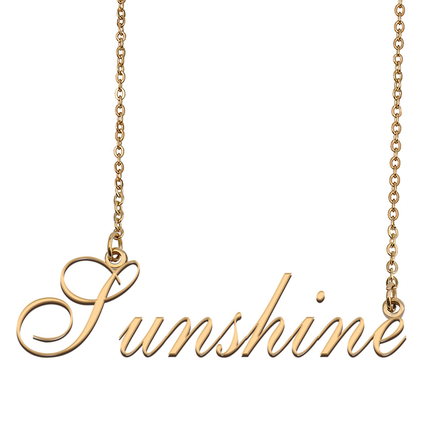 Customized Charm Pendant Jewelry Any Name Necklace for Grandmother for Her Sunshine