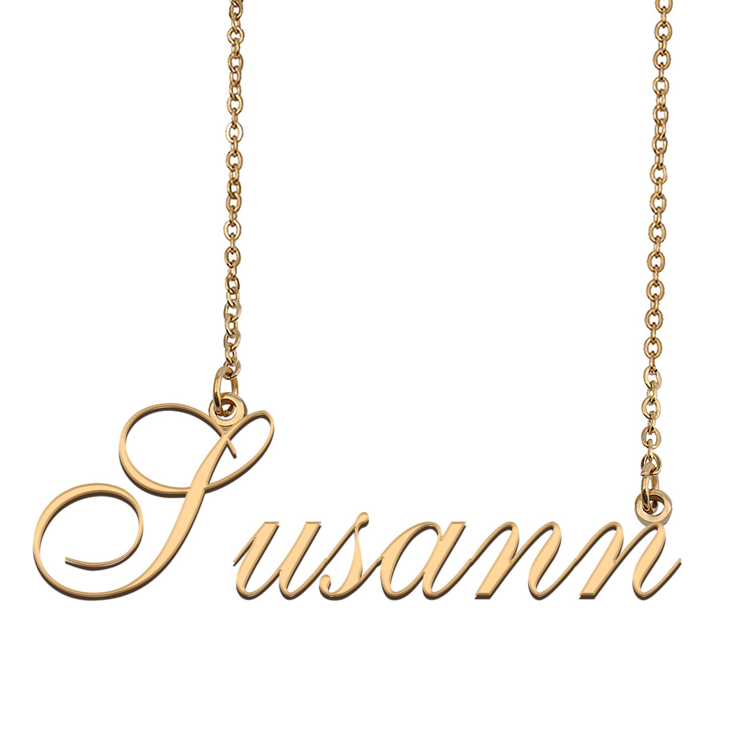 Customized Charm Pendant Jewelry Any Name Necklace for Grandmother for Her Susann