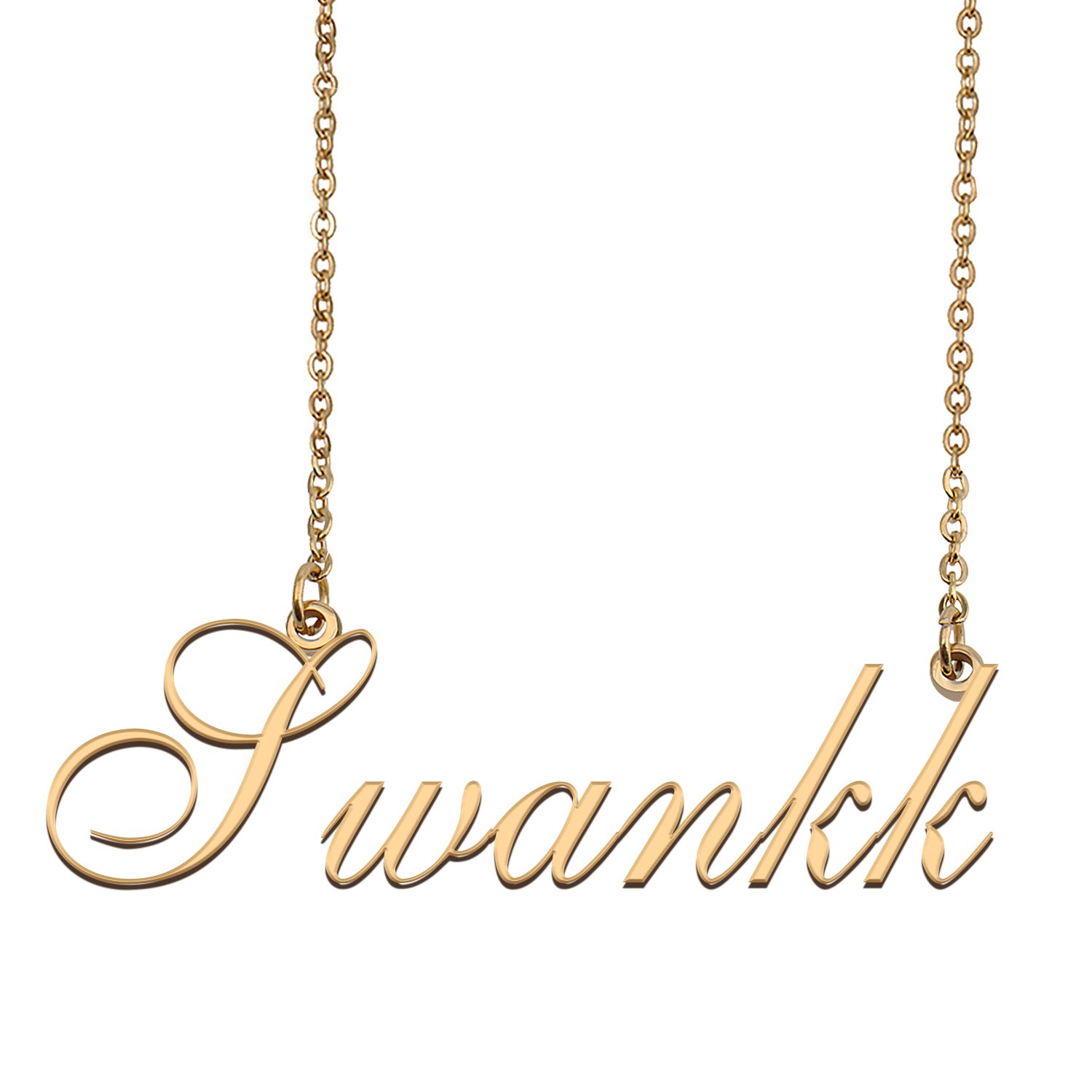 Customized Charm Pendant Jewelry Any Name Necklace for Grandmother for Her Swankk