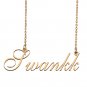 Customized Charm Pendant Jewelry Any Name Necklace for Grandmother for Her Swankk