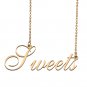 Customized Charm Pendant Jewelry Any Name Necklace for Grandmother for Her Sweets