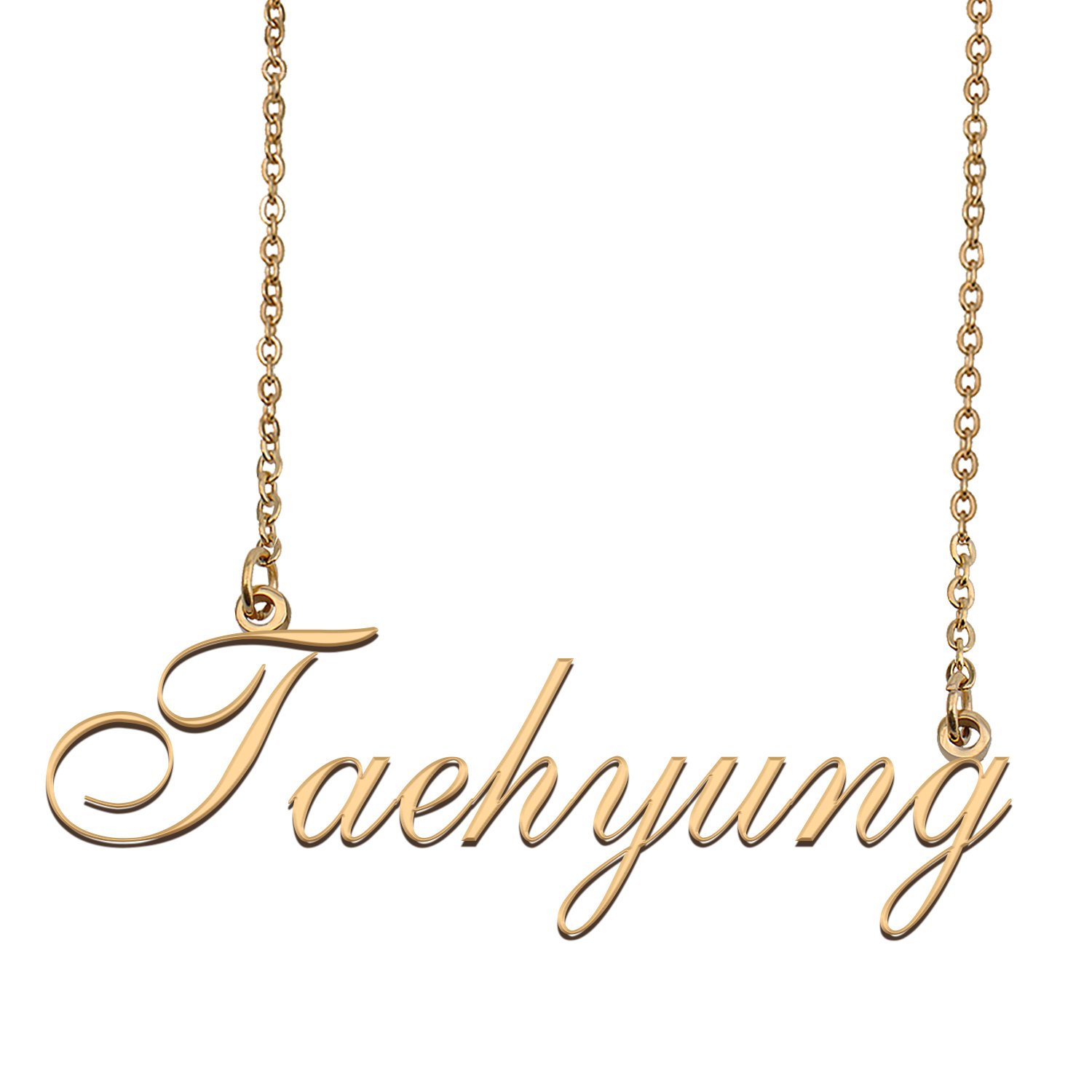 Customized Charm Pendant Jewelry Any Name Necklace for Grandmother for Her Taehyung