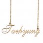 Customized Charm Pendant Jewelry Any Name Necklace for Grandmother for Her Taehyung