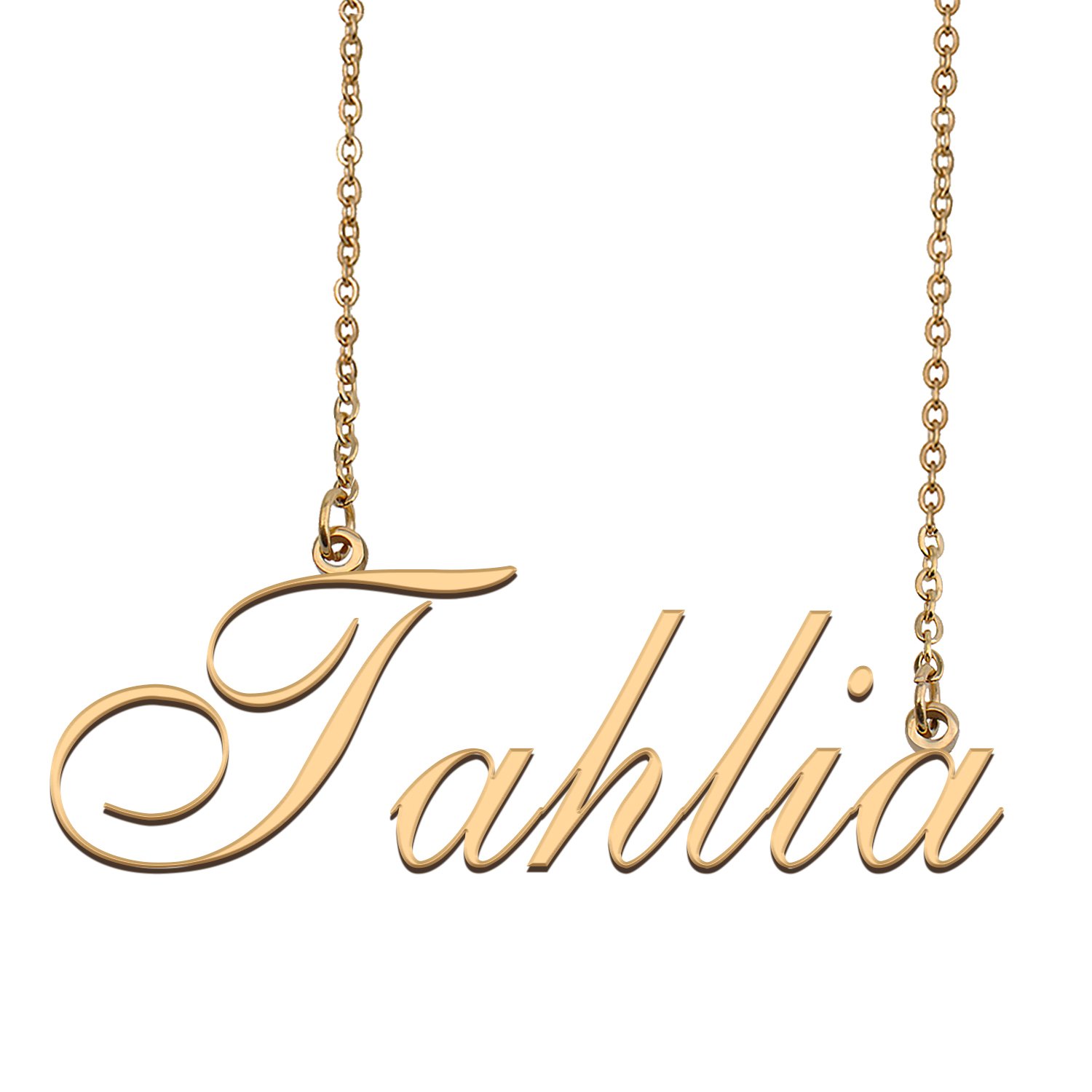 Customized Charm Pendant Jewelry Any Name Necklace for Grandmother for Her Tahlia