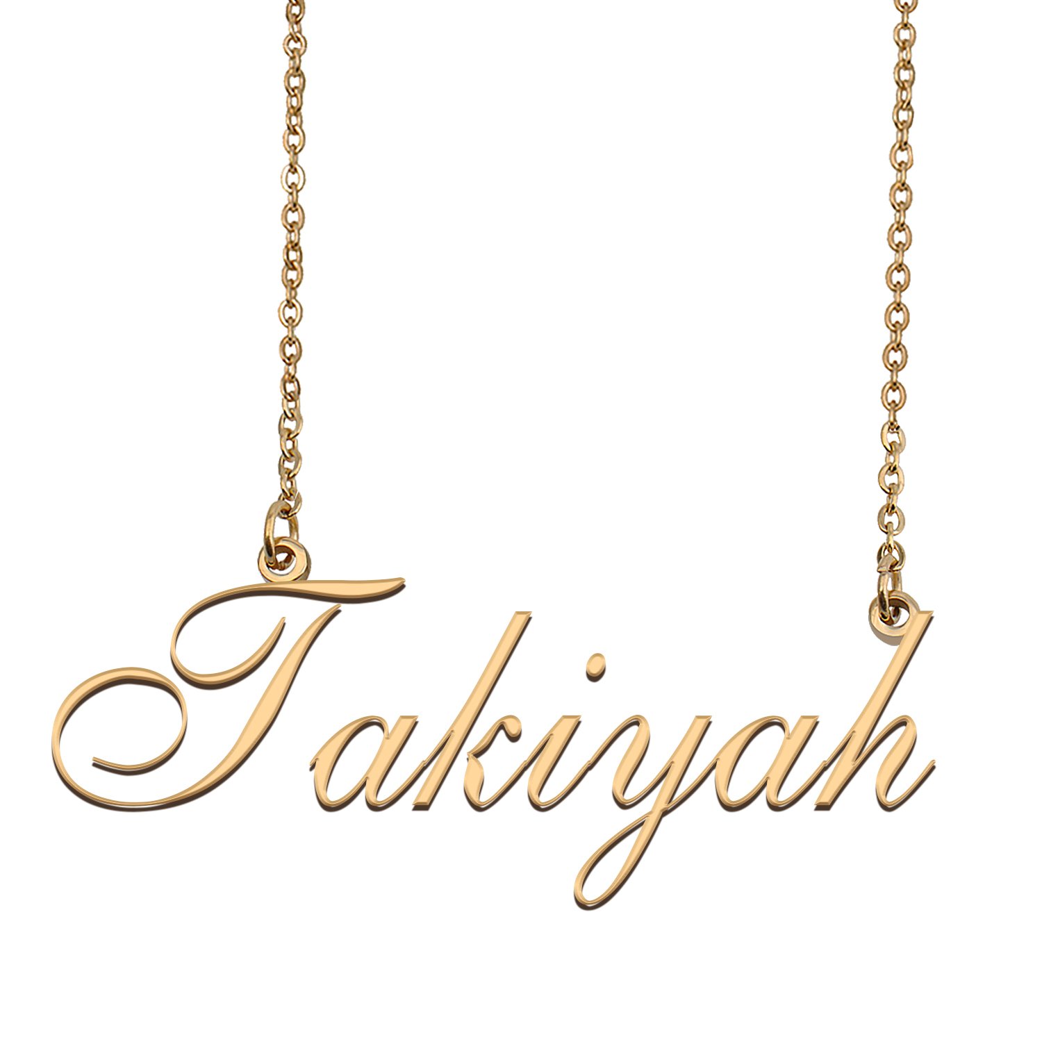 Customized Charm Pendant Jewelry Any Name Necklace for Grandmother for Her Takiyah