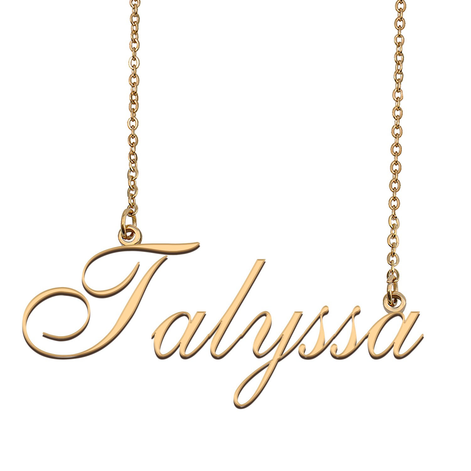 Customized Charm Pendant Jewelry Any Name Necklace for Grandmother for Her Talyssa