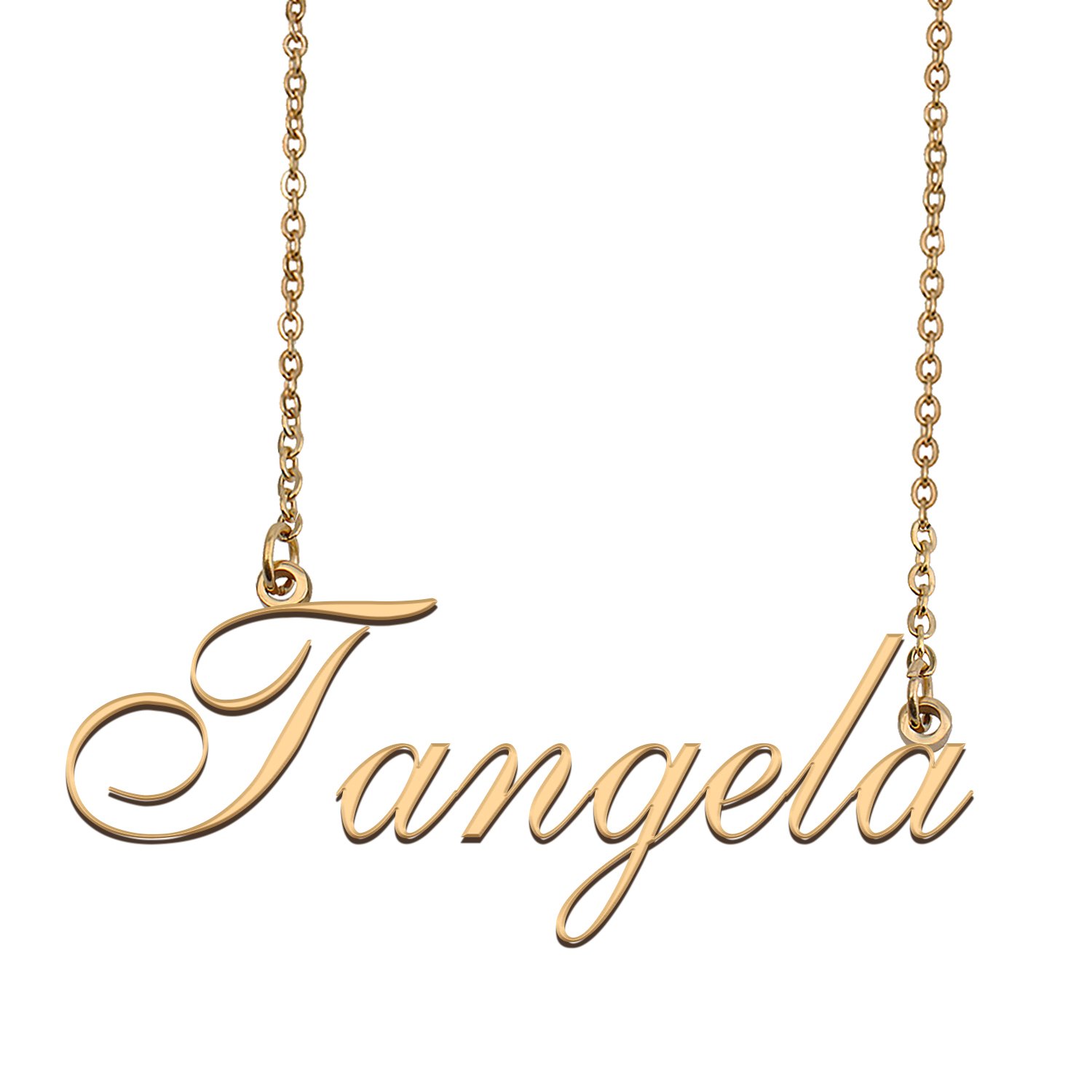 Customized Charm Pendant Jewelry Any Name Necklace for Grandmother for Her Tangela