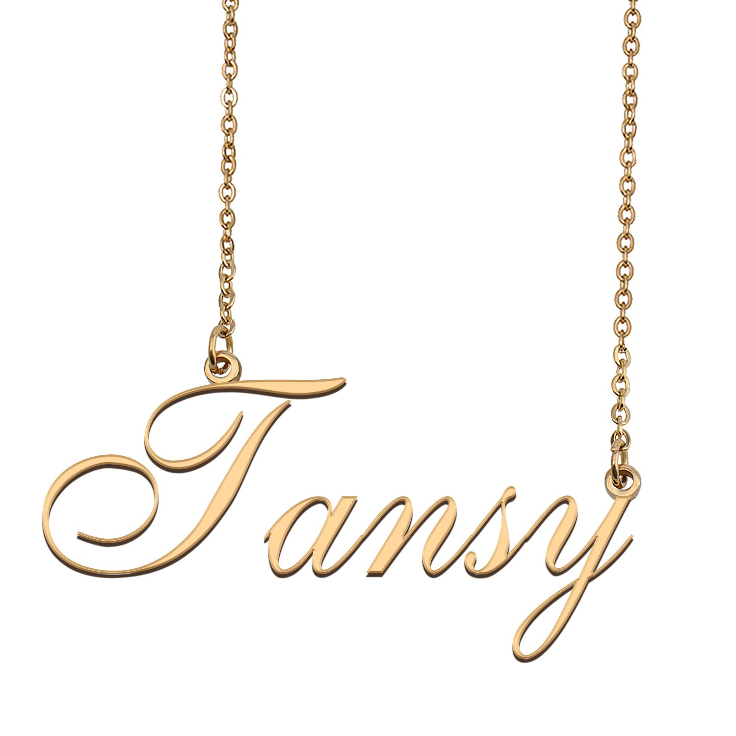 Customized Charm Pendant Jewelry Any Name Necklace for Grandmother for Her Tansy
