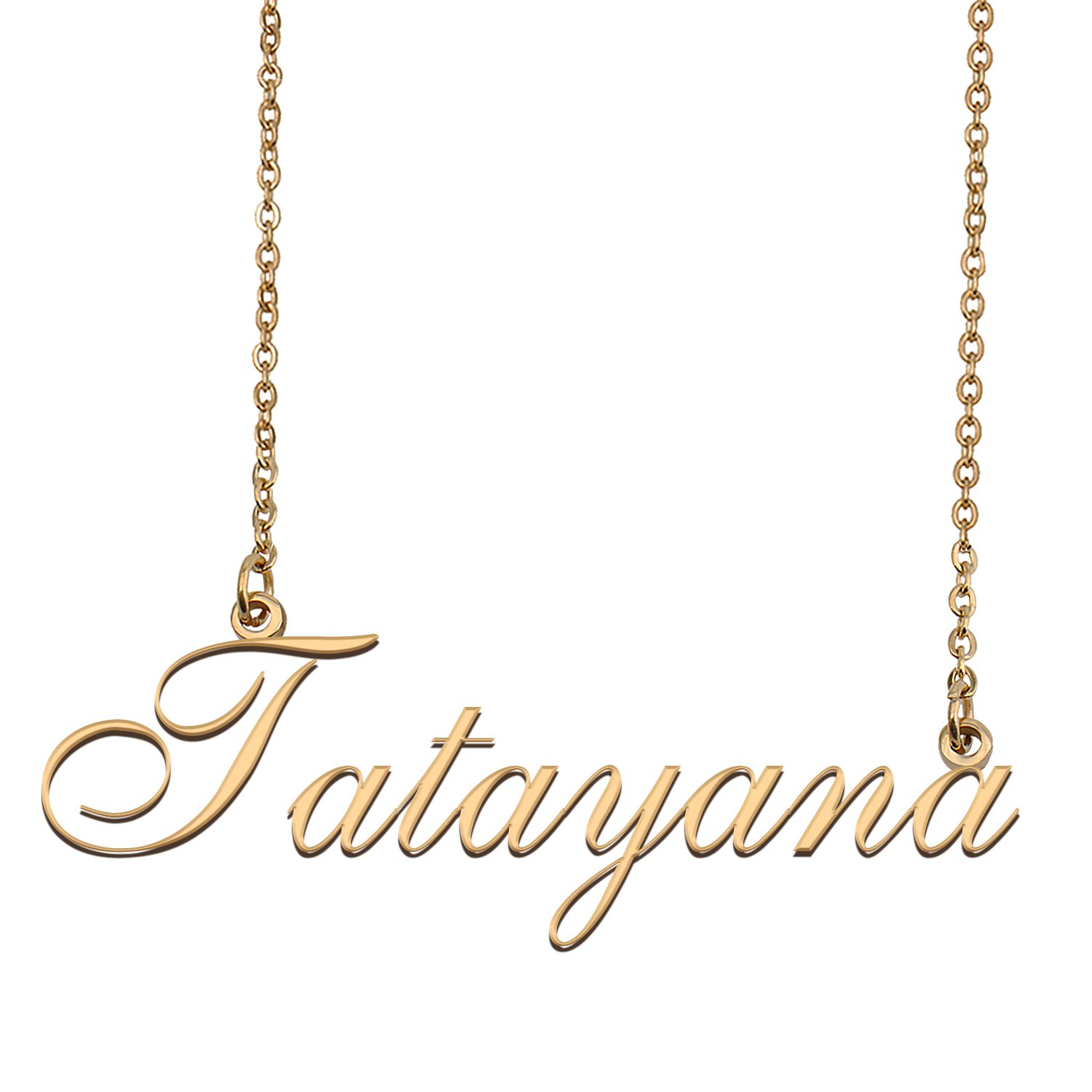 Customized Charm Pendant Jewelry Any Name Necklace for Grandmother for Her Tatayana