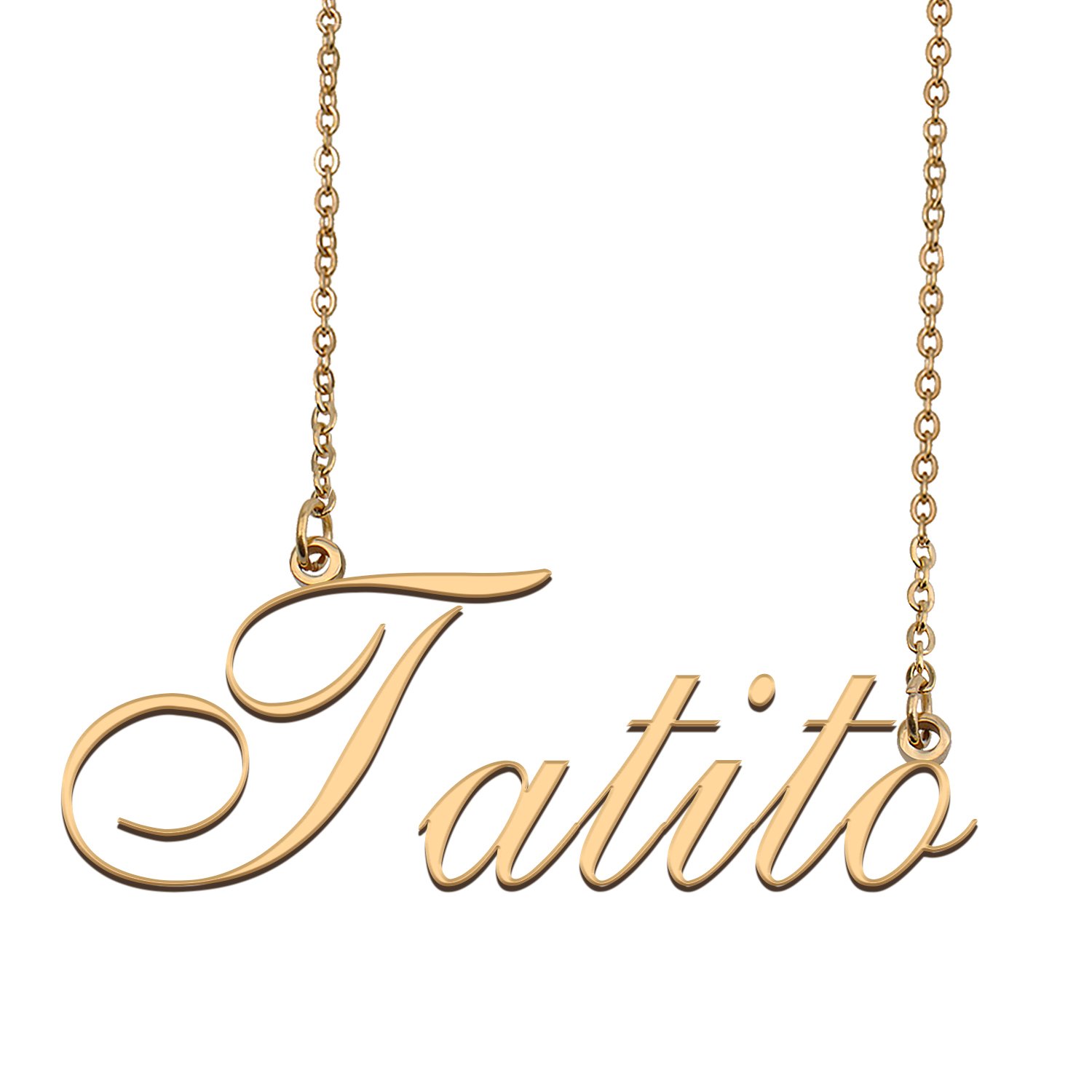 Customized Charm Pendant Jewelry Any Name Necklace for Grandmother for Her Tatito