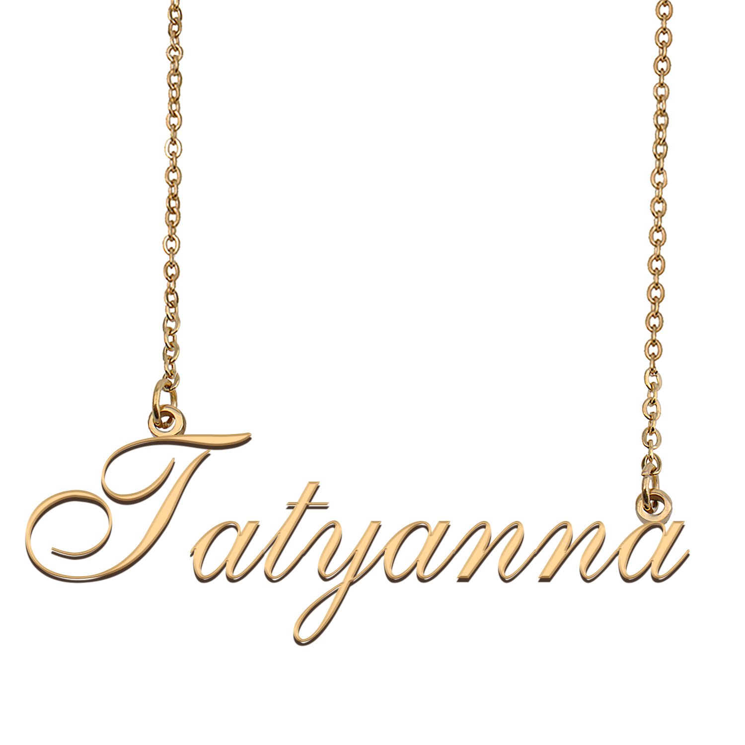 Customized Charm Pendant Jewelry Any Name Necklace for Grandmother for Her Tatyanna