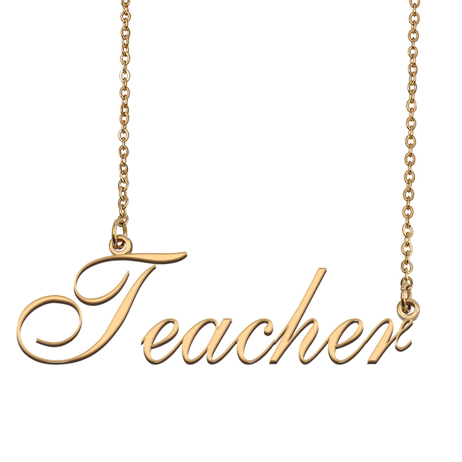 Customized Charm Pendant Jewelry Any Name Necklace for Grandmother for Her Teacher