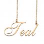 Customized Charm Pendant Jewelry Any Name Necklace for Grandmother for Her Teal